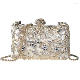 Shoulder Bags Bag Girl 2024 One-shoulder Oblique Cross-drill Dinner Chain Purses And Handbags Luxury Designer