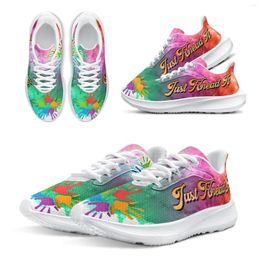 Casual Shoes INSTANTARTS Artistic Palm Graffiti Printing Running Just Knee It Comfortable Sports Sign Language