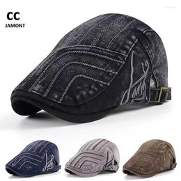 Ball Caps High Quality Baseball Cap Men Four Seasons Washed Denim Pure Cotton Hat Spring Autumn Leisure Sunshade Summer Classic Beret Male