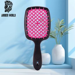 Air Cushion Comb Tangled Hair Brush Massage Antistatic Hollow Out Wet Curly Brushes Barber Styling Tool 240423