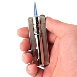 Zb-365 Jet Lighter Torch Metal Butane Jet Flame Punch Cigar Without Gas Lighters