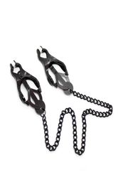 Japanese Clover Style Metal Nipple Clamps Bondage Gear Nipple Clips Massager Stimulator Sex Toys For Female Breast Sex Products9001910