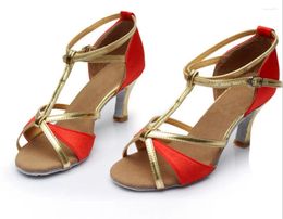 Dress Shoes 2024 Girls Selling Women Professional Dancing Ballroom Dance Ladies Latin Heeled 5CM/7CM