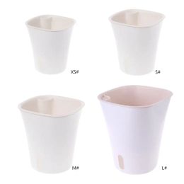 Decorations Useful Self Watering Planter Flower Pot Home Garden Balcony Decor Lazy Use