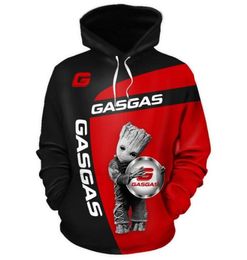 Men039s Hoodies Sweatshirts GASGAS Motocross Oversized Hoodie Sweatshirt 3D Print Harajuku Jacket High Quality Sportswear Tre9683522