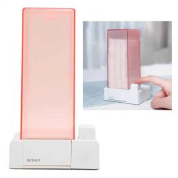 Remover Automatic Makeup Cotton Pad Organiser Easy Take PC Automatic Cotton Pad Storage Box Press Buttom Makeup Remover Storage Holder