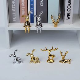 Cartoon Animals Personalized Home Office Desk Decoration Ornaments Car Center Console Decorations 240418