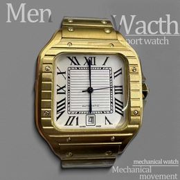 mens watches Designer Gold Watch fashion watch luxury watch Silver watchstrap Complete Calendar Stainless Steel Casual automatic fashion sport watch watchbox