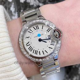 Unisex Dials Automatic Working Watches Carter Womens Watch Blue Balloon with English Movement W69010Z41