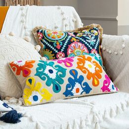 Bohemian Pillowcase Living Room Sofa Cushion Cover Fashion Decorative Home Decor Cotton Pillow Cushions Customizable 240428