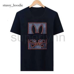 Rabbit Psychological Bunny Shirt American Designer Business Fashion Tees Mens Women Usa High Street Psychological Bunny Polo Skull Rabbits Bunny 6918