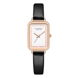 Wholesale of new student watches directly sold by manufacturers, women's fashionable, simple and elegant square quartz belt, women's watches