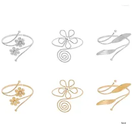 Bangle Fashionable Arm Bracelet Flower/Leaf Arms Cuff Adjustable Open Bands Jewellery
