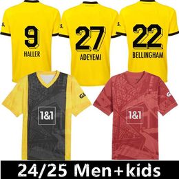 DoRTmuNDs 23 24 Soccer Jerseys Kids Kit Fourth 4th Special SANCHO 2023 2024 Cup Trikot 50TH Anniversary Football Shirt Home Away Third HALLER REUS MOUKOKO BRANDT Sets