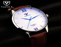 YAZOLE Blue Glass Wrist Watch Men Watch Fashion Men39s Watch Waterproof Mens Watches Clock reloj hombre 2018 erkek kol saati1975980