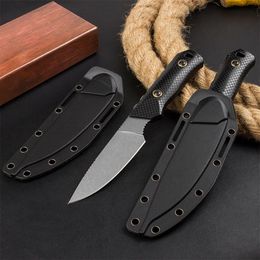 3 Colors BM 15600 Raghorn Fixed Blade Knife D2 Steel Drop Point Blade Nylon Fiberglass Handle High Hardness EDC Tactical Self Defense Knife BM 15201 5390