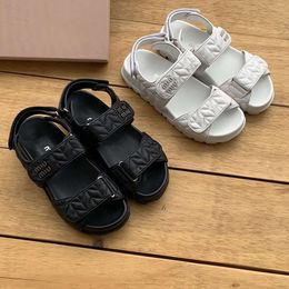 New Summer Velcro Sandals with Thick Sole, Comfortable Fashionable, Versatile, Breathable, Soft and Simple, One Step Breathable Women's Shoes