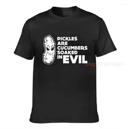 Women's T Shirts Pickles Are Cucumbers Soaked In Evil Screen Printeds Ladiess Youth Kids Funny Food Foodie Men Shirt Women Casual Female