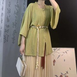 Ethnic Clothing Vintage Hanfu Skirt Original Chinese Song Dynasty Womens Traditional Dress Daily Fold Skirt Small Pleats Old Shanghai