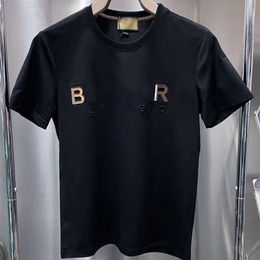 T-shirt maschile di dimensioni plus-5xl Maglietta maschile per le lettere maschili da donna maschile stampato stereoscopico a maniche corta più venduta abbigliamento hip hop di lusso più venduto b