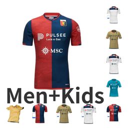 Soccer Jerseys 23 24 Genoa Cfc Mens Jersey Puscas Coda Ekuban Yalcin Retegui Badelj Ilsanker Strootman Sabelli Pajac Hefti Home Away F Dhfdu