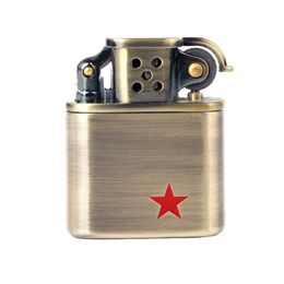 Zl506-605 High Grade Pure Copper Kerosene High-End Gift Cigarette Lighters