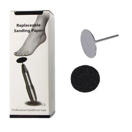 2024 100PCS Pedicure Disc Foot Dead Skin Remover Replaceable Sandpaper File for Heels Metal Nozzles Pedicure Legs Accessoriesfor Pedicure Legs Accessories