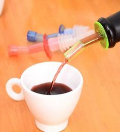 Holiday 4XDispenser Liquor Bottle Pourer Wine Oil Flow Olive Pour Spout Stopper Set With Low 9088634