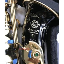 Saxophone Mark Vi Model Black Nickel Gold E Flat Alto Saxophone Eb Sax with Case Accessories