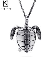 New casting Stainless Steel Baby Turtle Pendant Necklace Cool Gifts For Men Boys Baby Lovely Gift4999624