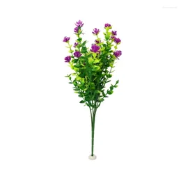 Decorative Flowers 24 Bundles Artificial Flower Bouquets For Farmhouses Garden Wedding Decorations