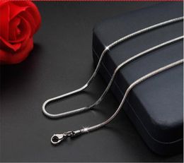 Factory Wholesale 1.5MM 2MM 3MM 316L Stainless Steel Square Chain Necklace Fashion Cool Party Accessories Jewellery For Men and Women1508013