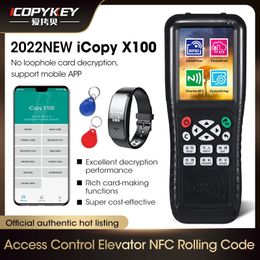 iCopy RFID Copier with Full Decode Function Smart Card Key 3 5 8 English Version est NFC IC ID Duplicator Reader Writer 240423