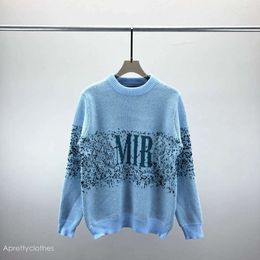 Amirir M-3Xl Mens Designer Sweaters Retro Classic Luxury Sweatshirt Men Arm Letter Embroidery Comfortable Fashion High-Quality Tops Amirir Shirt Amirir Shoe 340