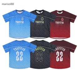 Mens T-Shirts Limited New Trapstar London T-shirt Short Sleeve Unisex Blue Shirt For Men Fashion Harajuku Tee Tops Male T shirts Y2K G23035507