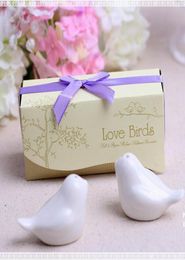 Spice Tools Ceramic Love Birds Salt and Pepper Shaker Party Wedding Favors3706400