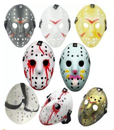 12 Styles Full Face Masquerade Masks Jason Cosplay Skull vs Friday Horror Hockey Halloween Costume Scary Mask Festival Party Masks1026780