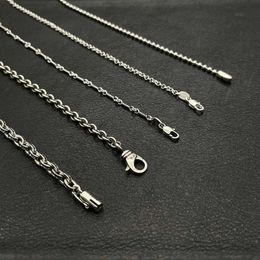 Brand Ch Trendy Croquet Single Chain Hip Hop Sweater Chain Thick Letter Chain Cross Chain Thin Pearl Chain Round Bead Chain