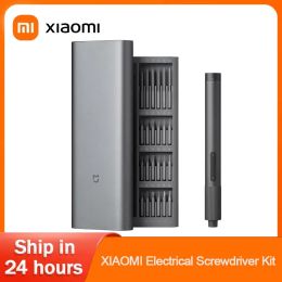 Control Xiaomi Mijia Electrical Precision Screwdriver Kit TypeC Rechargeable 2 Gear Torque S2 Steel Bit Alloy DIY Screw Driver Set