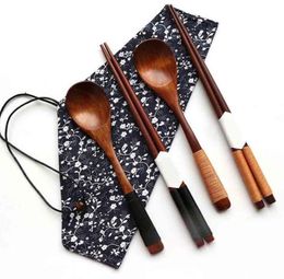 Environmentally Friendly Chinese Chopsticks Portable Wooden Cutlery Sets Wooden Chopsticks And Spoons Travel Suit4590414