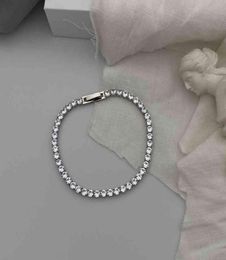 Wind Jewelry Full Diamond Single Row Titanium Steel Bracelet for Men and Women8719707