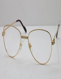 Whole Gold Frame glasses frames Round Metal Unisex Eyeglasses 1156479 Original vintage Eyeglasses C Decoration gold2501860