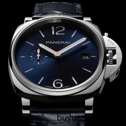 Minimalist Wrist Watch Panerai Luminor Series Automatic Mechanical Mens Watch Casual Waterproof Swiss Watch Luminous Gift For Boyfriend Luxury PAM01274 (42mm)