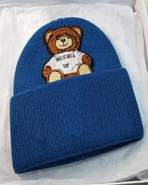 Designer Knitted Hat Designer Beanie Cap Fashion Womens Mens Fitted Hats Brand Cartoon Cashmere Letters Casual Skull Caps Outdoor 5678631