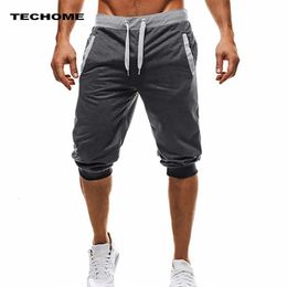 Summer Men Casual Sweatpants Shorts 1/2 Trousers Short Fitness Clothing Bodybuilding Men Shorts Soft Cotton Trousers Shorts XXXL 240415