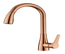Rose Gold Kitchen Faucet Mixer Cold And Deck Mounted Single Handle Pull Out Kitchen Sink Water Mixer Tap3057887