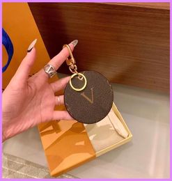 2022 Fashion Circular Keychain Designers Women Mens Key Charm High Quality Luxury Keychains For Car Key Pendant Bag Chain3510596