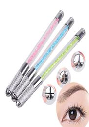 New Tattooing Pen Microblading Pen Tattoo Machine Tebori Permanent Makeup Eyebrow Tattoo Manual Pen Needle Blade Slot9406696