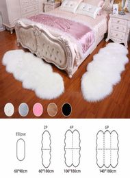 Soft Sheepskin Carpet Rugs For Home Living Room Bedroom Warm Carpets Floor Mat Pad Skin Fur Mats Faux6957483
