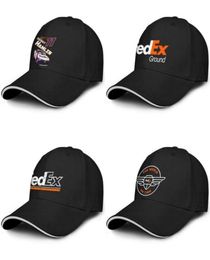 Unisex FedEx White The World Fashion Baseball Sandwich Hat Custom team Truck driver Cap Orange Old Logo Denny Hamlin Federal Expre6417119